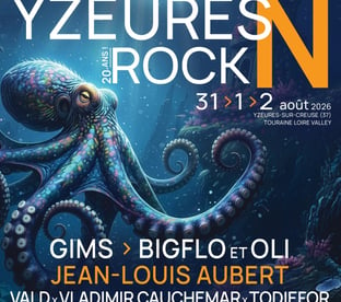 Yzeures'n'rock 2026 affiche