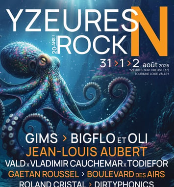 Yzeures'n'rock 2026 affiche