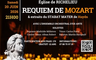 Concert en lumières à l’église de Richelieu