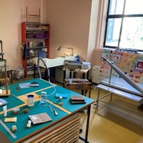 Visite de l'atelier de reliure