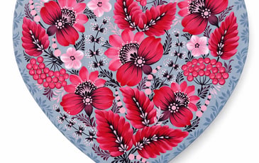 Yullia Skorokhod, Petrykivka : peinture décorative traditionnelle ukrainienne