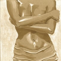 Exposition Gilberto - Acrylique sur cartons