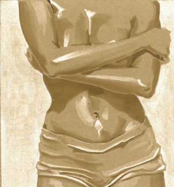 Exposition Gilberto - Acrylique sur cartons