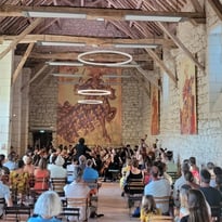 Concert de l'Union musicale de Sainte-Maure de Touraine au Château du Rivau