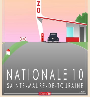 Accueil à l'ancienne station-service OZO Bellevue