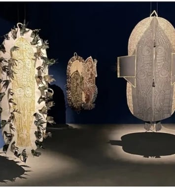 Exposition « L'Odyssée des migrants, BOZA et Ordalie » de Meriem Bouderbala