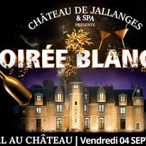 DJ et feu d'artifice pour la Soirée Blanche au Château de Jallanges