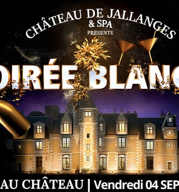 DJ et feu d'artifice pour la Soirée Blanche au Château de Jallanges