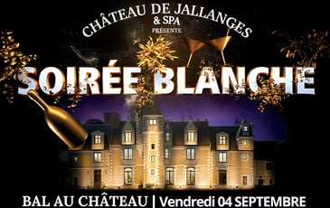 DJ et feu d'artifice pour la Soirée Blanche au Château de Jallanges