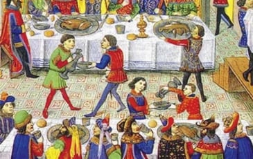 Fête médiévale et repas d'époque