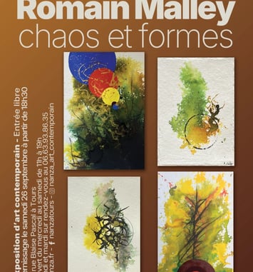 Exposition "Chaos et Formes" de Romain Malley