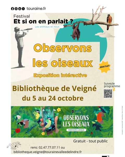 Exposition Observons les oiseaux