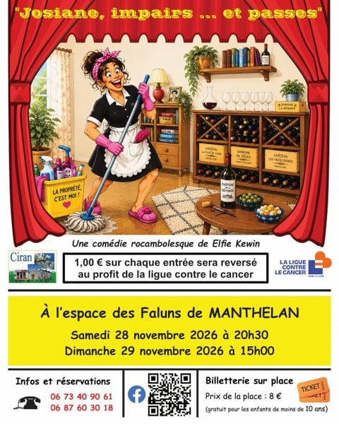 Théâtre : "Josiane, Impairs... et passes"