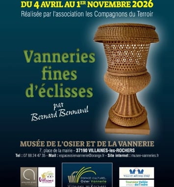 Exposition "Vanneries fines d’éclisse" - Espace Culturel Osier Vannerie