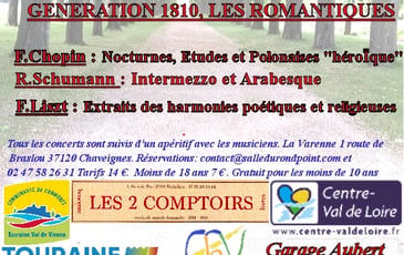 Concert de François Cornu : "Génération 1810, Les Romantiques"