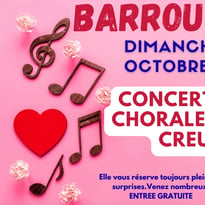 Concert de la chorale Val de Creuse de Barrou