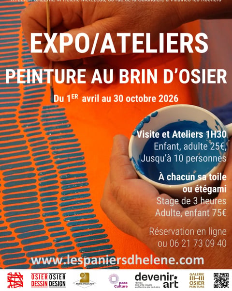 Osiez ! Visitez la Galerie de peinture au brin d’osier à Villaines-les-Rochers