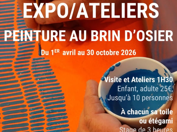 Osiez ! Visitez la Galerie de peinture au brin d’osier à Villaines-les-Rochers