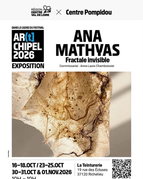 Festival AR(t]CHIPEL - Exposition d'Ana Mathyas "Fractale Invisible"