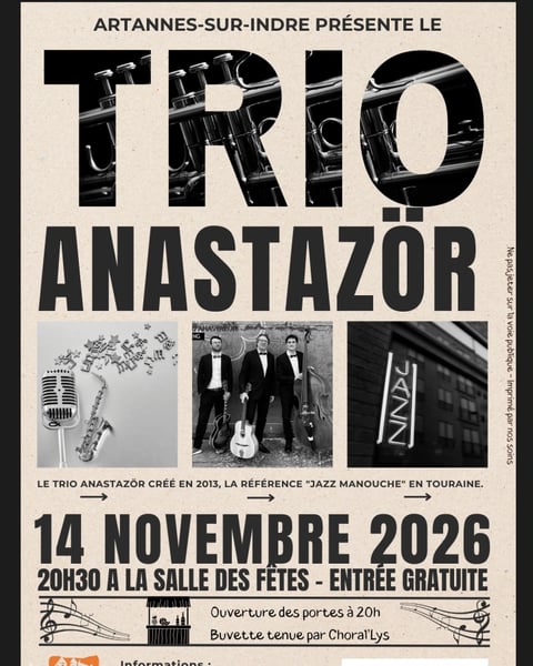 Concert jazz Trio Anastazör