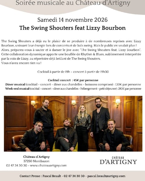 Concert The Swing Shouters feat Lizzy Bourbon