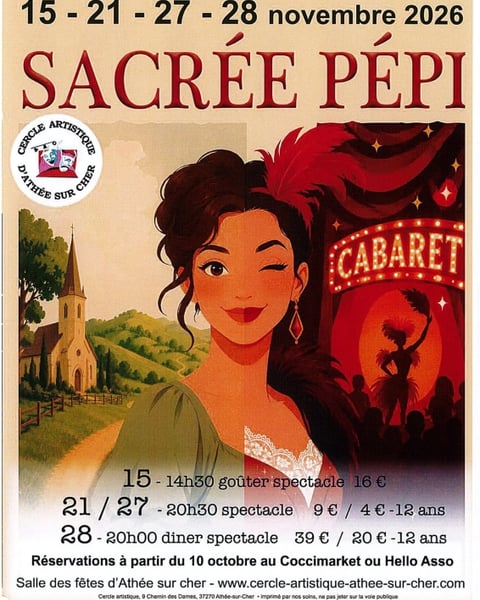 Spectacle « Sacrée Pépi » - Cie Cercle Artistique d'Athée-sur-Cher