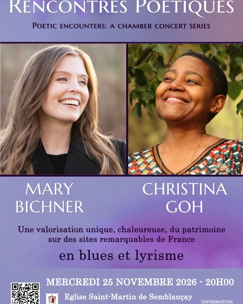 Rencontres Poétiques / Poetic Encounters w/ Mary Bichner